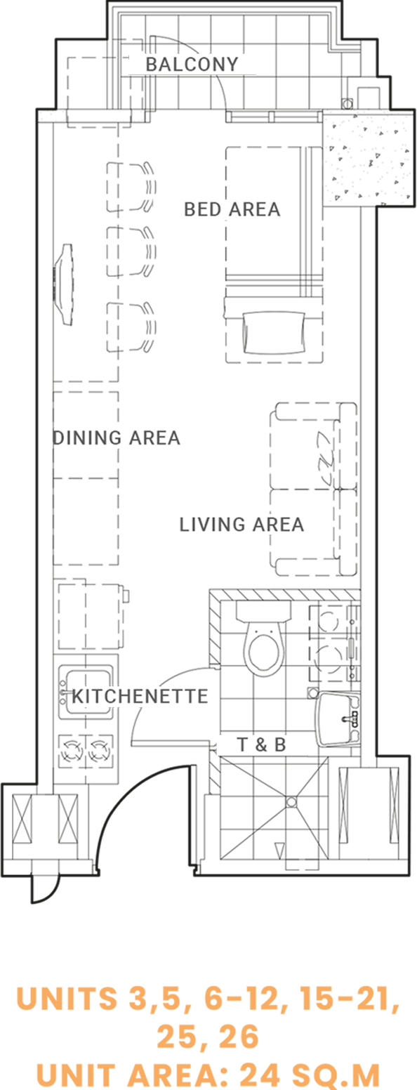 Studio Unit 3,5,6-12,15-21,25,26